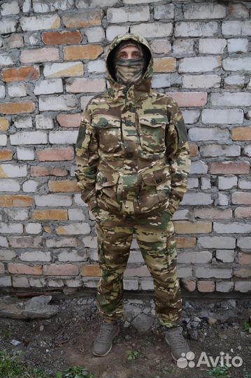 Костюмы Горка демисезон на флисе камуфляжные