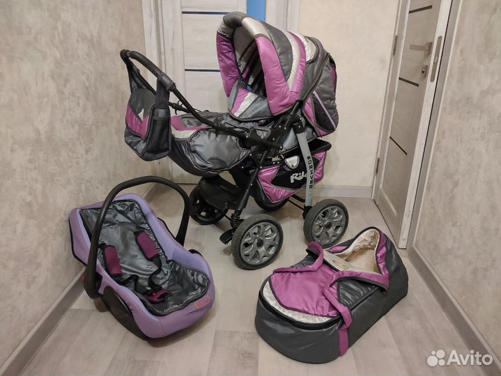 Коляска 3 в 1 Riko driver