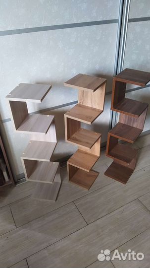 Полка угловая200 на 200 мм высота880 мм. 20 цветов