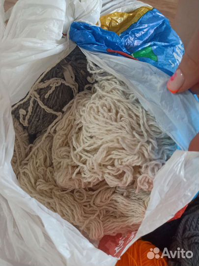 Пряжа для вязания нитки шерсть