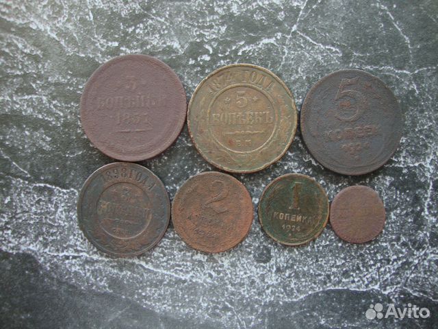 Медные монеты Российской империи