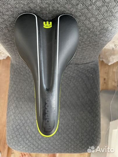 Седло для велосипеда кожаное