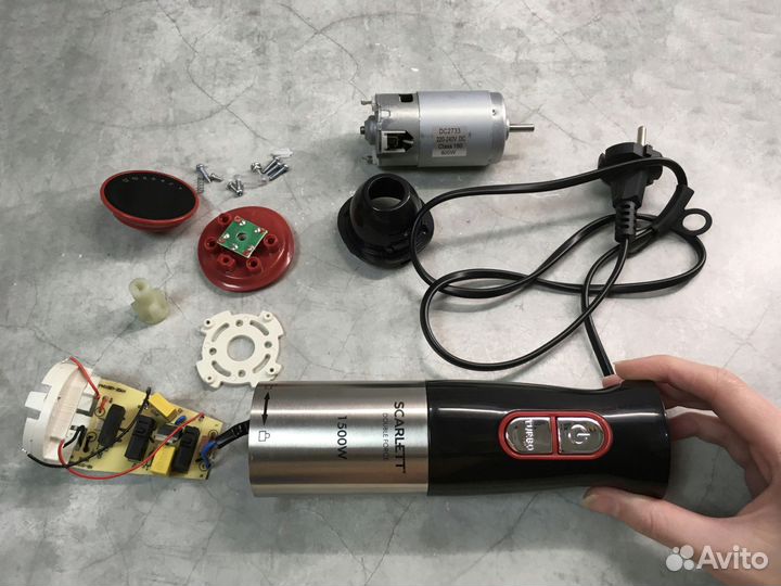 Моторный блок блендера Scarlett по запчастям