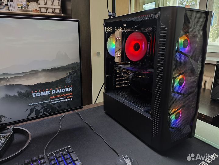 Игровой комп Ryzen 5 5600G+ RTX2060 Super 8Gb+ 2x8