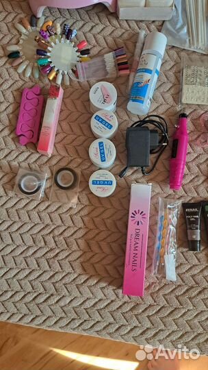 Маникюрный набор с лампой