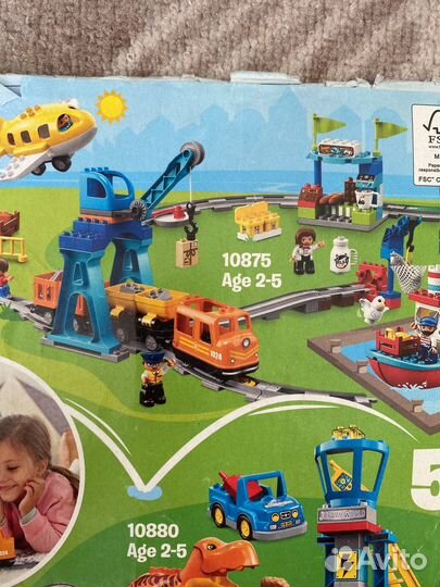 Lego duplo поезд 10875