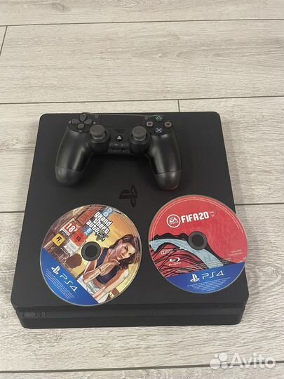 Sony playstation 4 slim 1tb + много игр