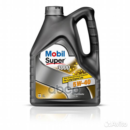 Масло моторное mobil Super 3000 X1 5W-40 4л. Mobil