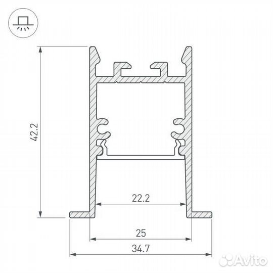 Профиль Arlight Comfort 031765 (2 м.)