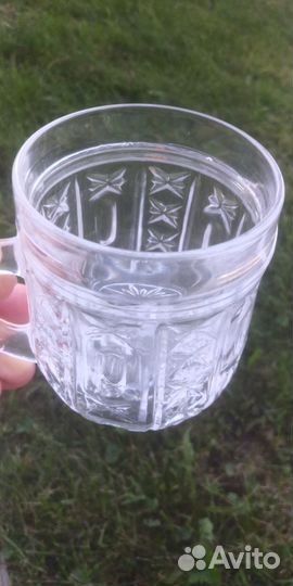 Кружки- бочонки хрустальные СССР