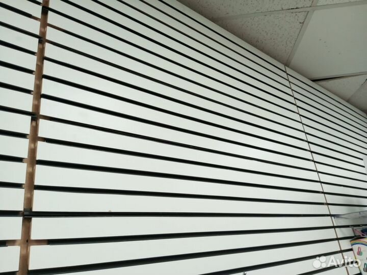 Эконом панель белая 1200 х 2400 мм, шаг 50 мм бу