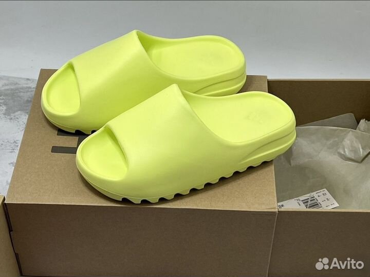 Adidas yeezy slide Glow Green 35-45р