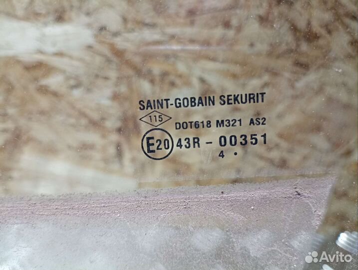 Стекло двери передней левой Renault Duster 2014г