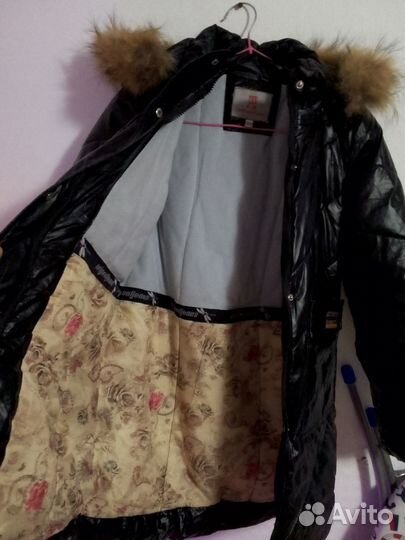 Пуховик детский зимний 152