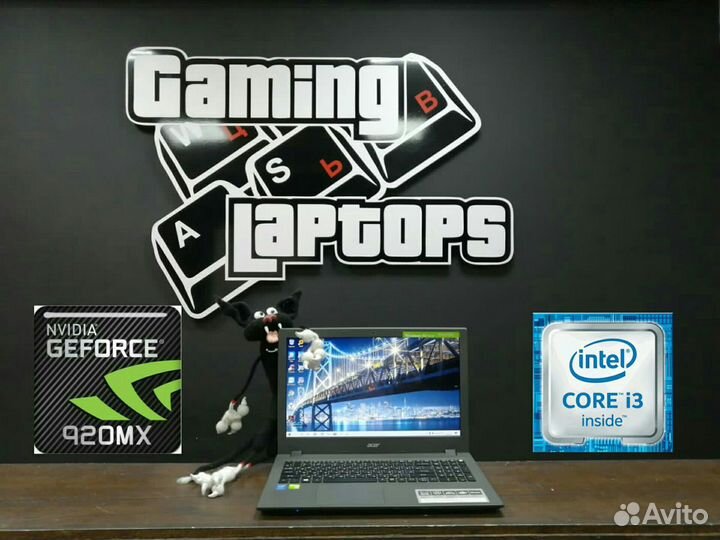 Мощный ноутбук Acer 4gb/500gb/2видеокарты