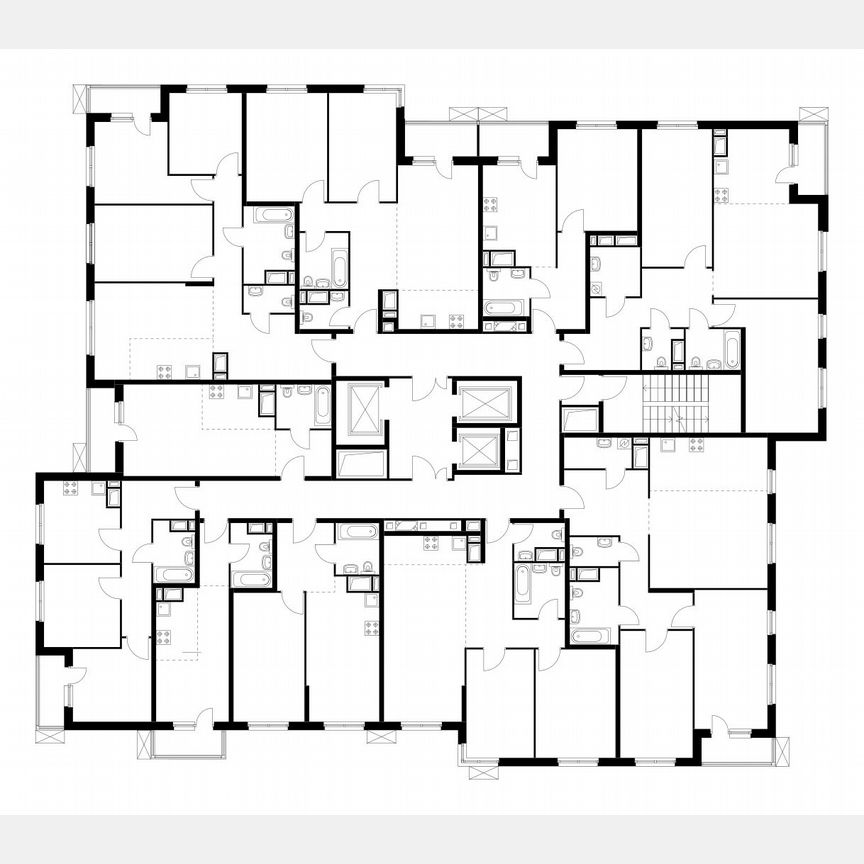 2-к. квартира, 87,6 м², 11/24 эт.
