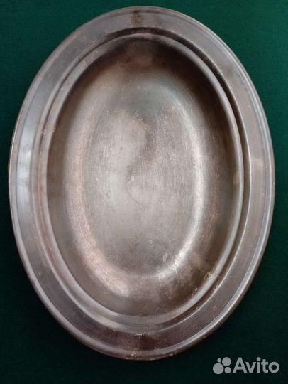 Блюдо мельхиоровое