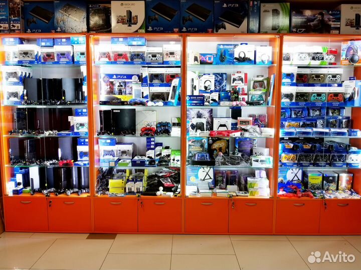 PS3 Геймпад. Череп. черно-бело-оранжевый. Новый
