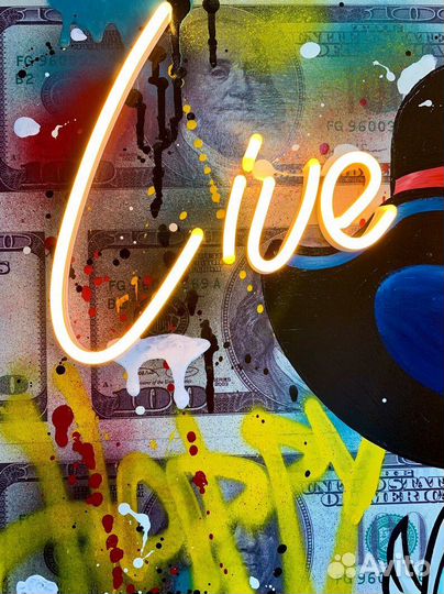 Картина скрудж макдак с подсветкой