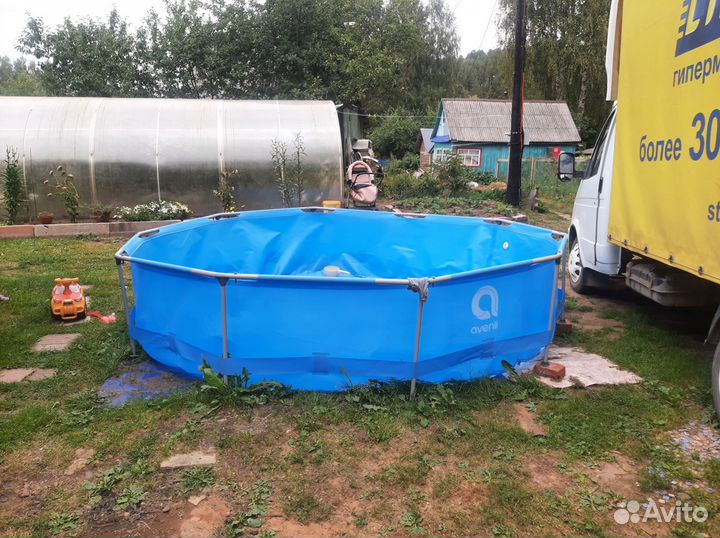 Каркасный бассейн бу