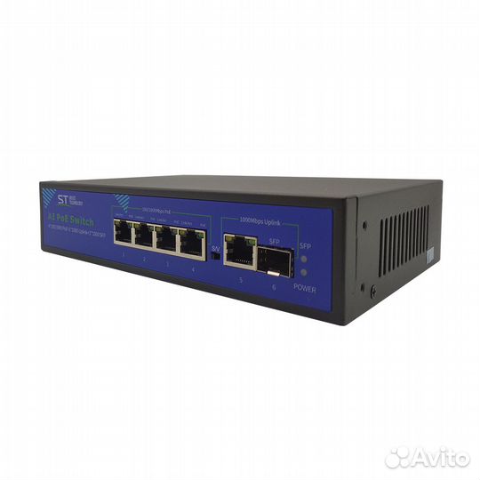 4-х портовый Switch POE коммутатор ST-S42POE Pro