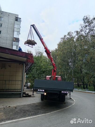 Аренда и услуги манипулятора, стрела 3.2 т, 5.7 м, борт 5.5 т, 5.2 м