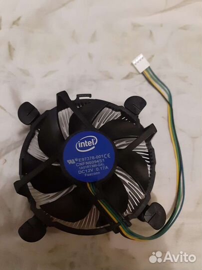 Кулер процеccорный Intel медный