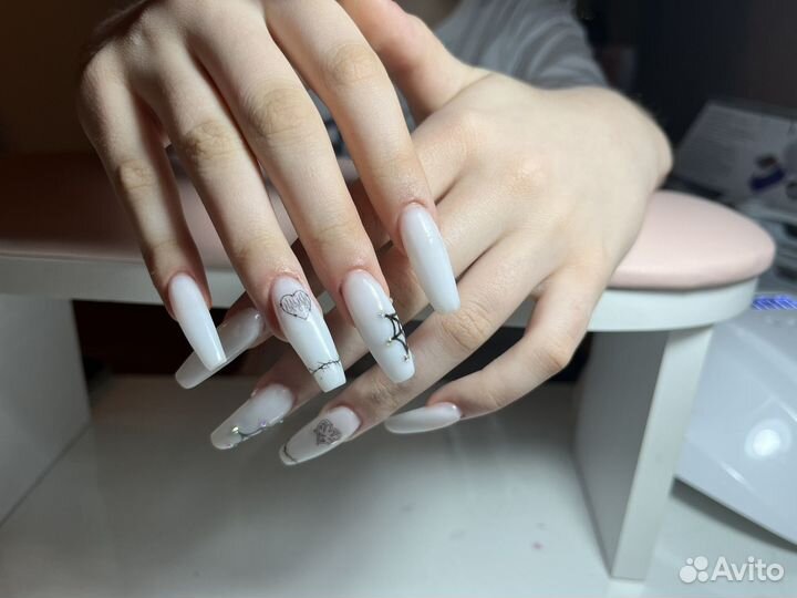 Модель на наращивание ногтей