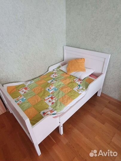 Детская кровать икеа, матрас орматек