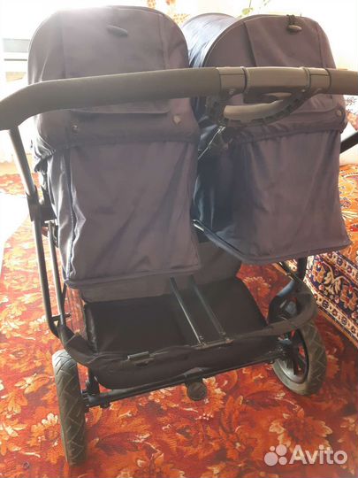 Прогулочная коляска для двойни бу
