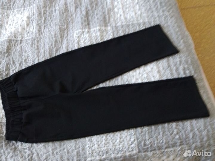 Брюки черные плотные