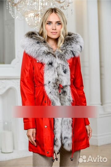 Парка женская зимняя 42 44 с мехом
