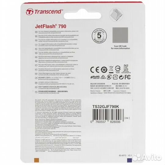 Флеш-карты Transcend TS32GJF790K