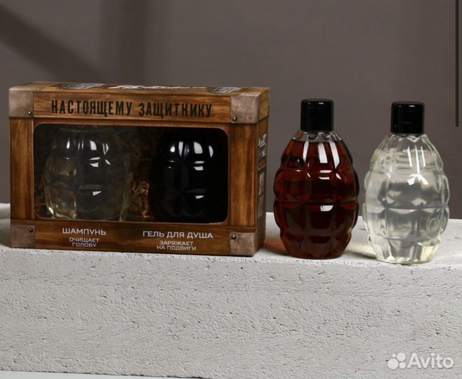 Подарочный набор на 23 февраля, гель+шампунь
