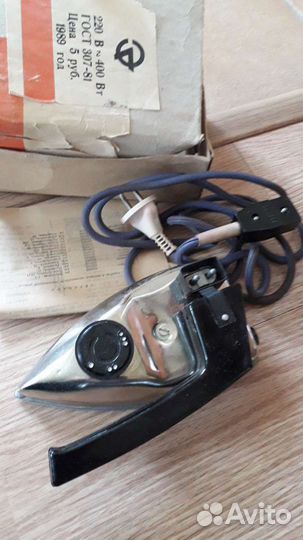 Утюг СССР новый