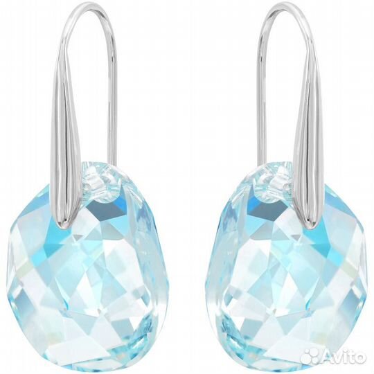 Сережка swarovski galet