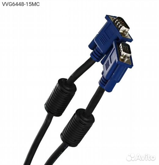 Видеокабель vcom VGA (M) - VGA (M) 15.00м, VVG644