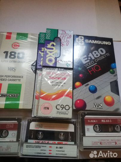 Видеокассеты самсунг, кассеты 60,90м.р.усел4к