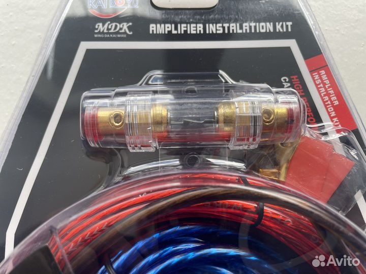 Набор проводов для подключения савбуфера/усилителя