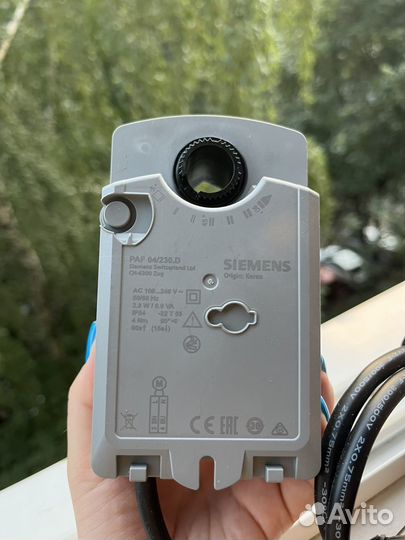 Привод воздушной заслонки siemens