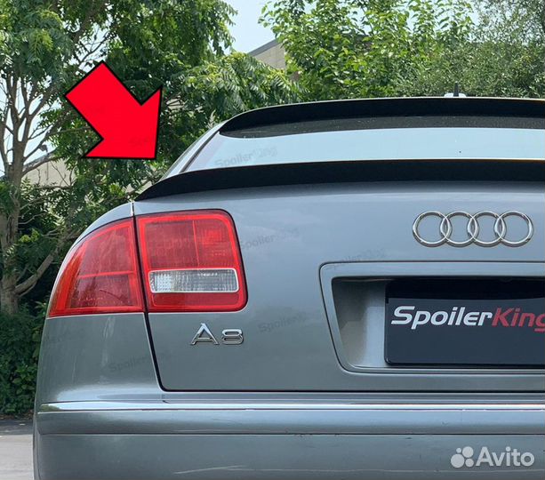 Дактейл спойлер Audi A8 D3