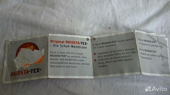 Ботинки Ricosta-TEX,Германия,кожа