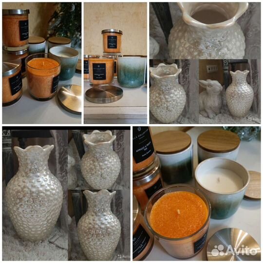 Ваза свечи воск