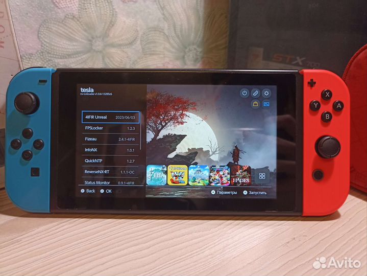 Nintendo switch прошитая + игры