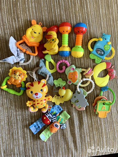 Игрушки пакетом для малышей, новорожденных