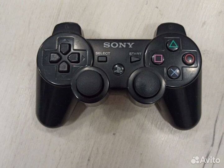Черный оригинальный геймпад для Ps3