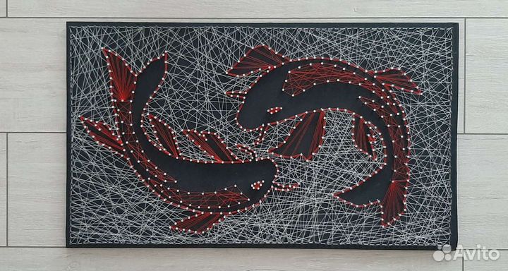 Картина стринг арт