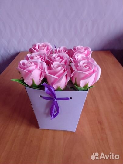 Цветы из мыла