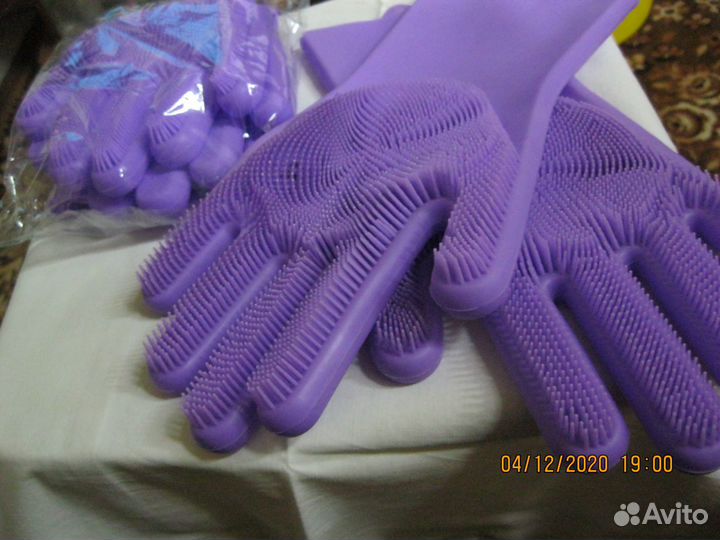 Кухонные силиконовые перчатки