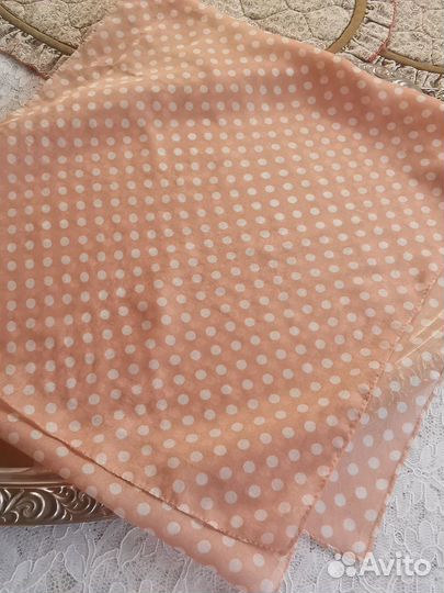 Винтажный тонкий шарф